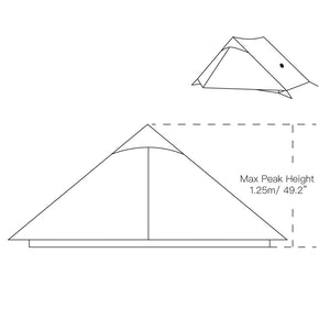 Lanshan 2 Pro Ultralight Backpacking Tent - 我的商店