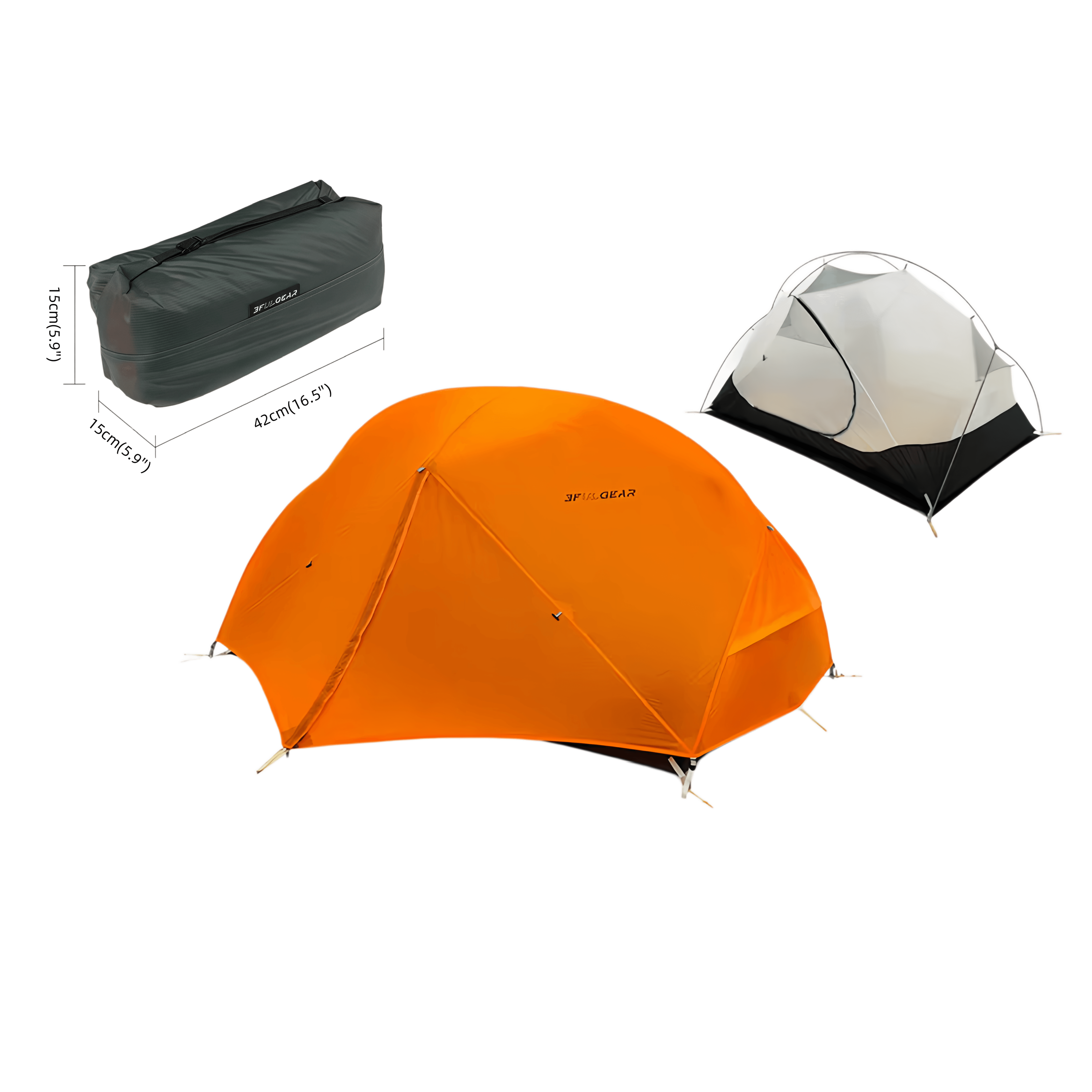 Ultra-light 2-person, 4-season tent