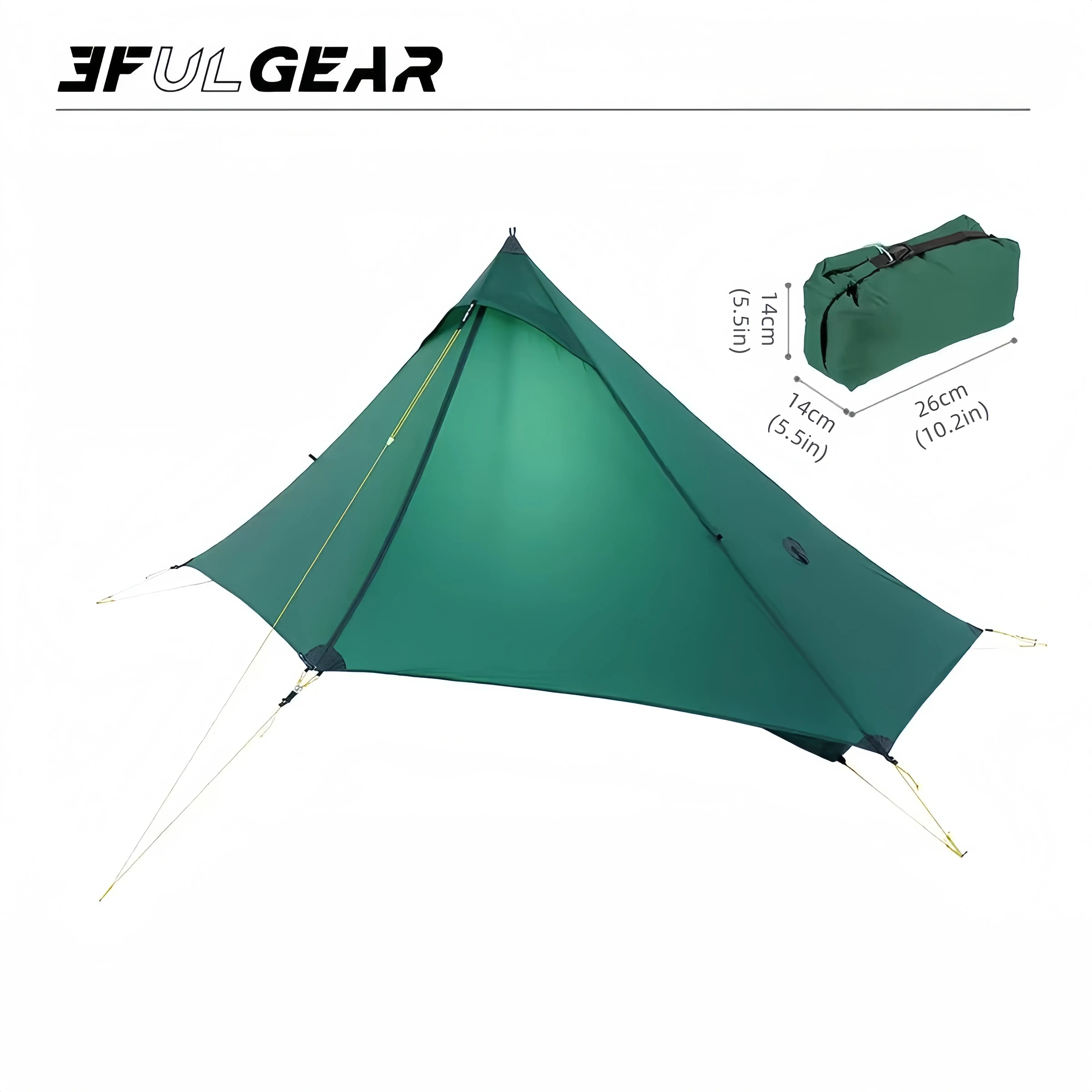 lanshan 1 zelt Pro Size:40' x 40' - Case of 1 Camp Bett Campingbett Klappbar season shelter built for Category:E Bike City / Urban_Mittelmotor
