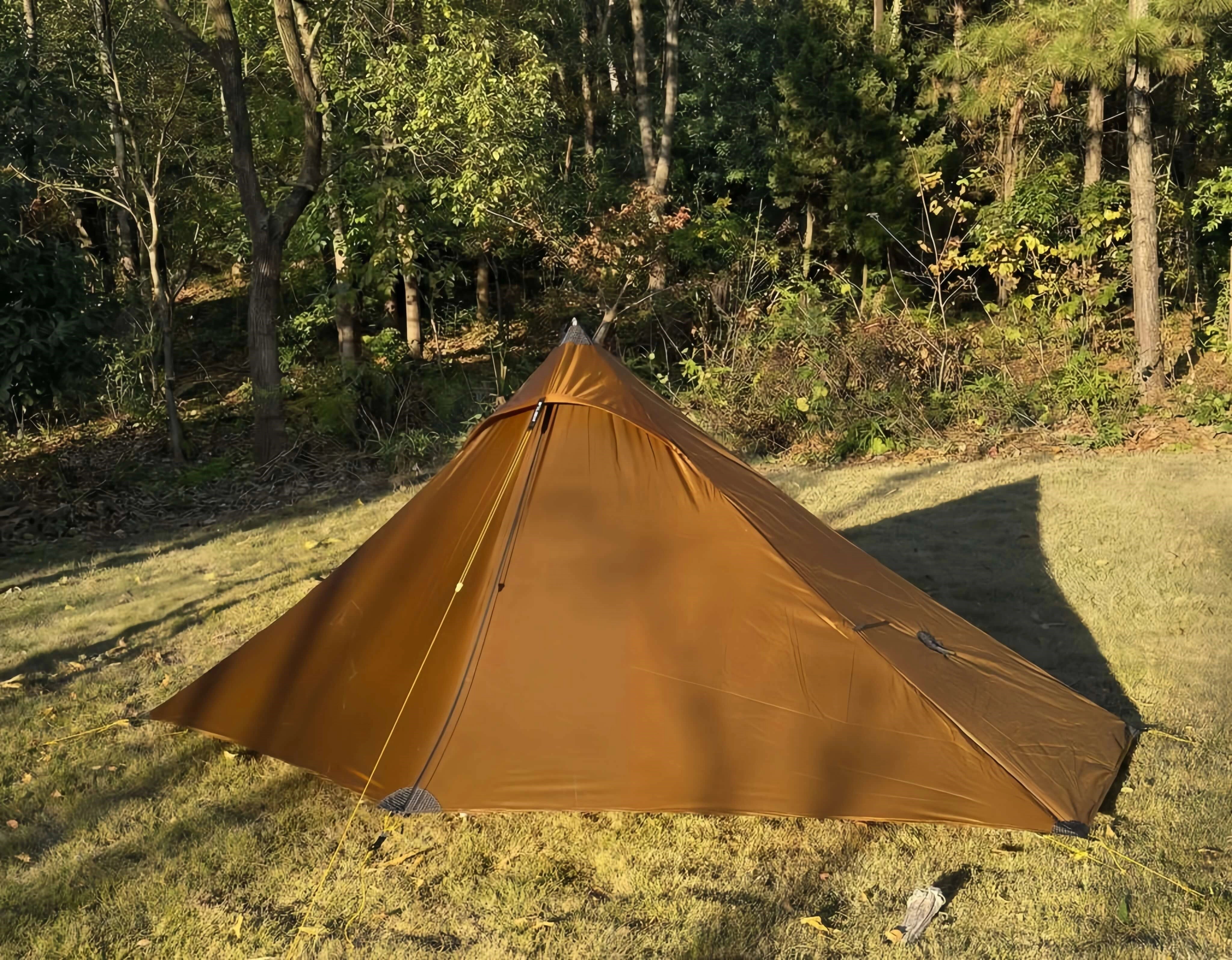 Lanshan 1 Pro Ultralight 1-Person 4-Season Tent YellowGreen