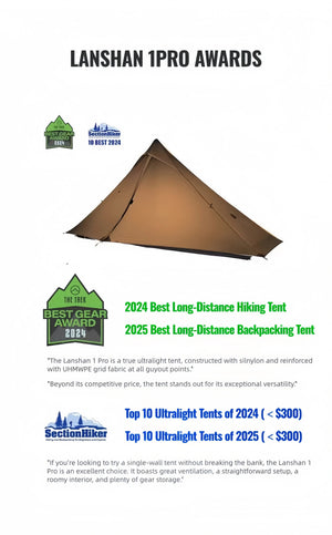 Lanshan 1 Pro Ultralight Backpacking Tent - 我的商店