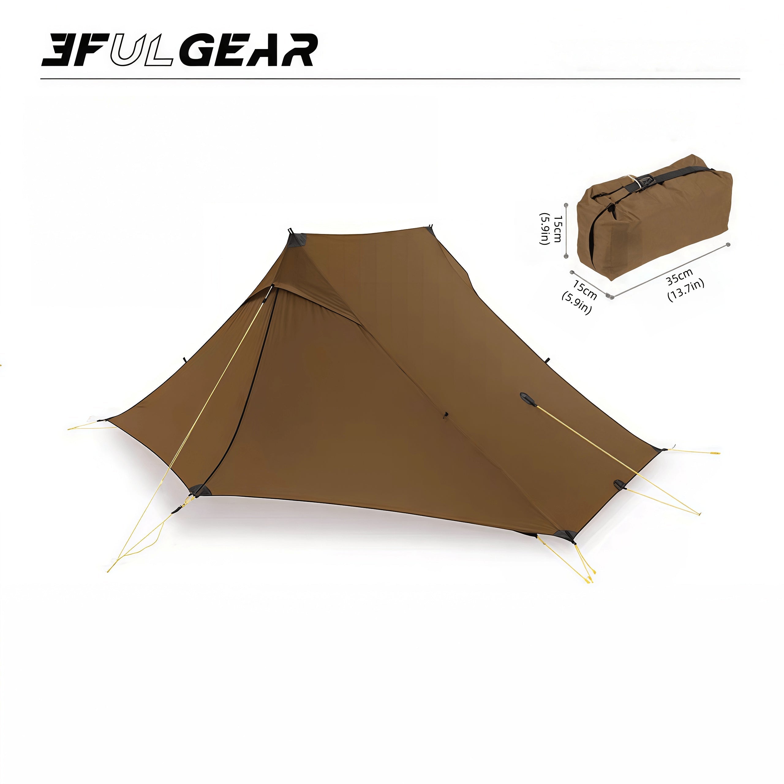 3F UL Gear Lanshan 2 Pro / 3 Season / Khaki
