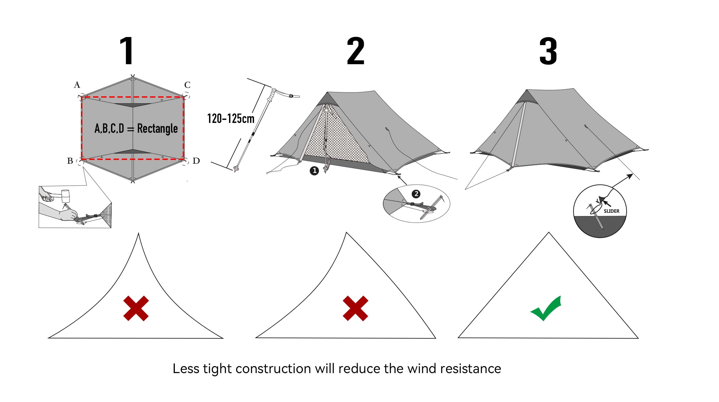 Lanshan 2 Pro Ultralight Backpacking Tent - 我的商店