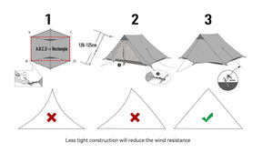 Lanshan 2 Pro Ultralight Backpacking Tent - 我的商店