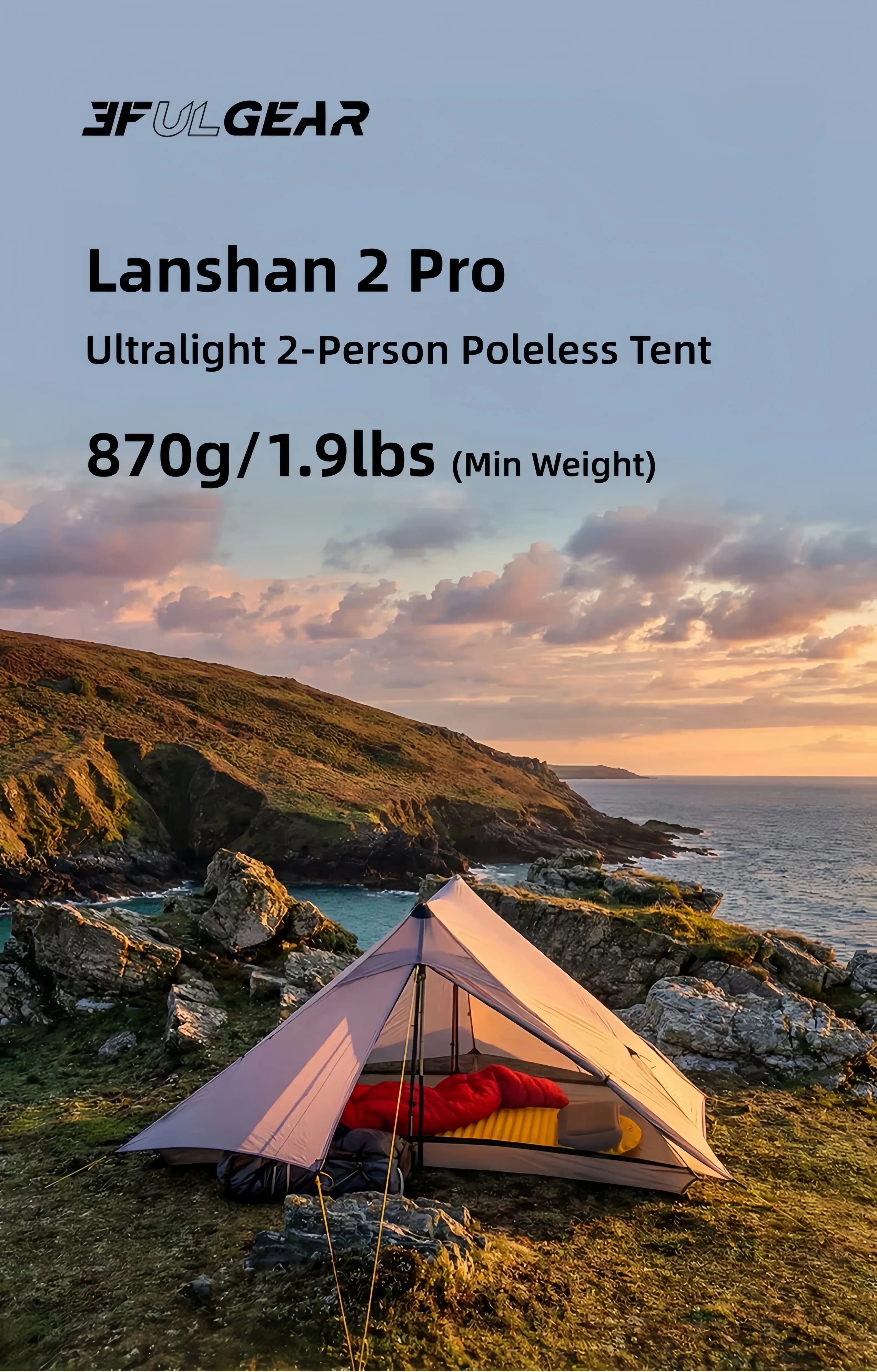 3F UL Gear Lanshan 2 Pro / 4 Season / Silpoly / 2026 Version
