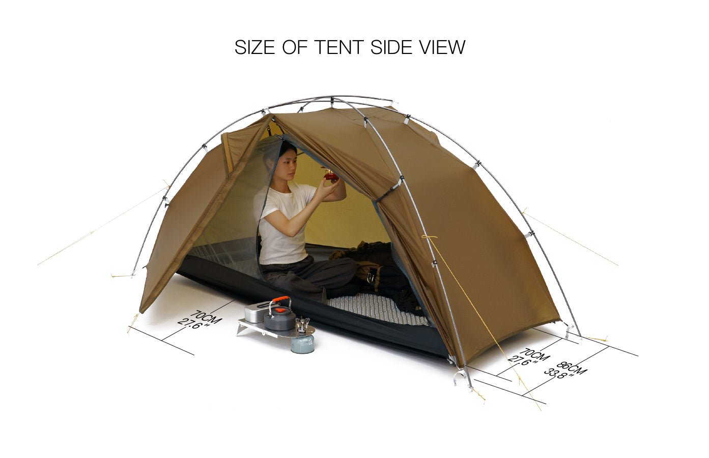 Taiji 1 Freestanding Tent - 我的商店
