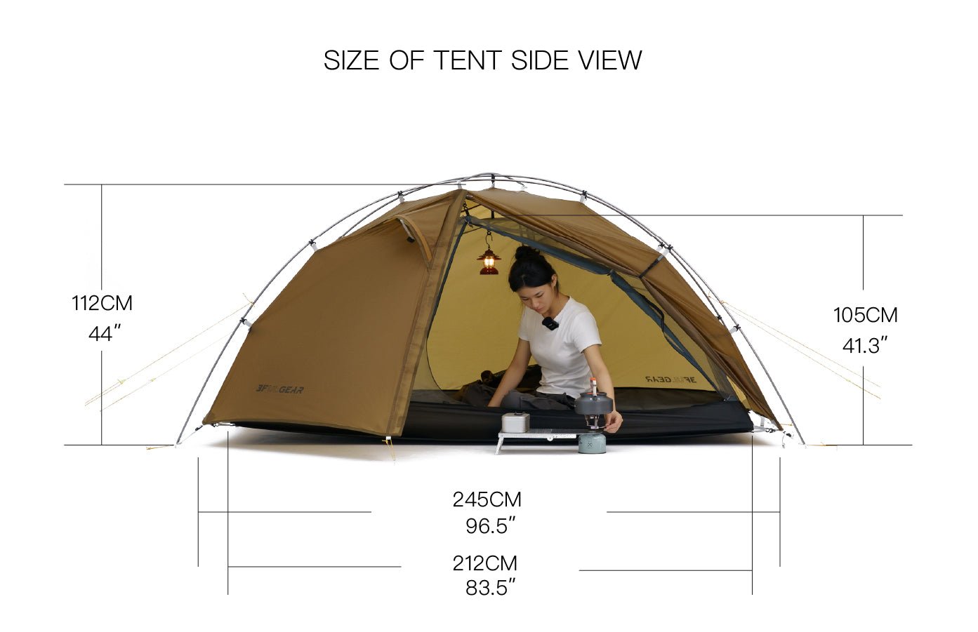 Taiji 1 Freestanding Tent - 我的商店