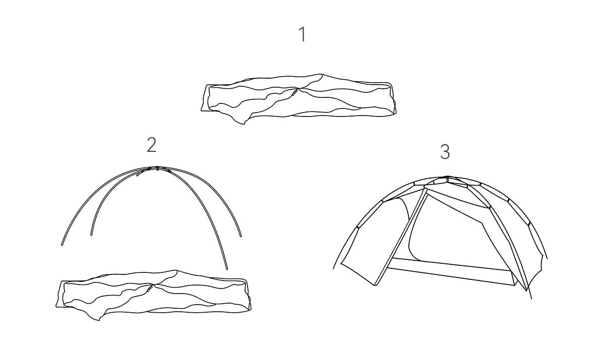 Taiji 2 Freestanding Tent - 我的商店