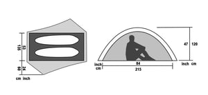 Taiji 2 Freestanding Tent - 我的商店